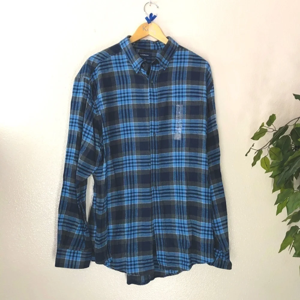NWT Croft and Barrow Men’s Plaid Button Down